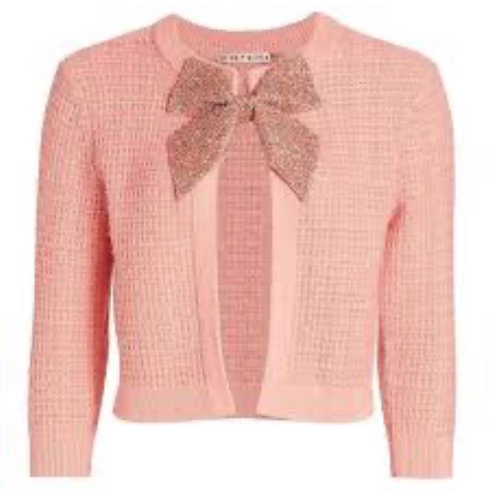 Alice + Olivia Pink Akira Cardigan